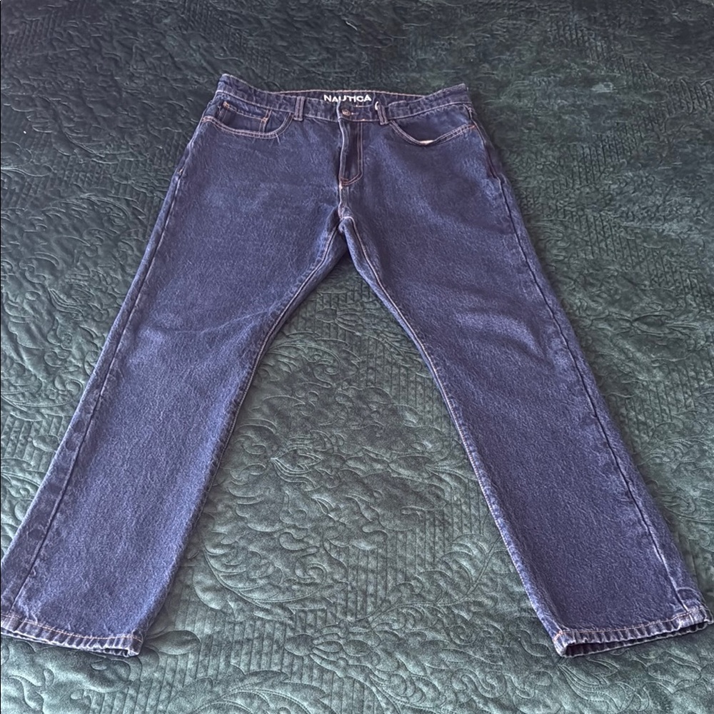 Nautica Blue Straight-Leg Jeans Classic Denim